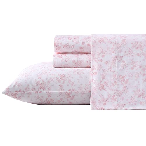 Laura Ashley Home Queen Sheet Set Bella Pink