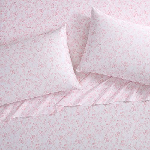 Laura Ashley Home Queen Sheet Set Bella Pink