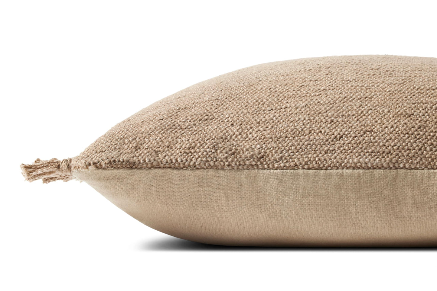 Loloi Magnolia Home by Joanna Gaines Jett Collection PMH0063 Beige 22'' x 22'' Cover Only Pillow