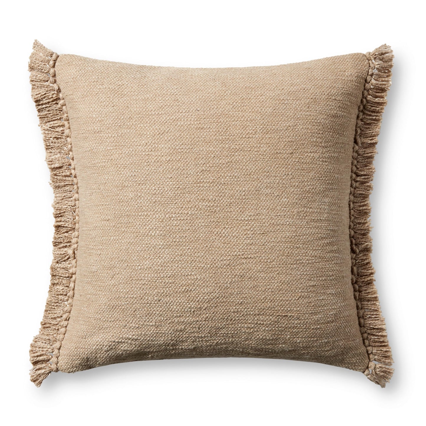 Loloi Magnolia Home by Joanna Gaines Jett Collection PMH0063 Beige 22'' x 22'' Cover Only Pillow